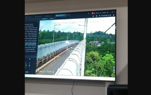 Potret Jembatan Tukad Badung yang kini terpasang kamera pengintai alias CCT