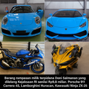 aset doni salman dilelang