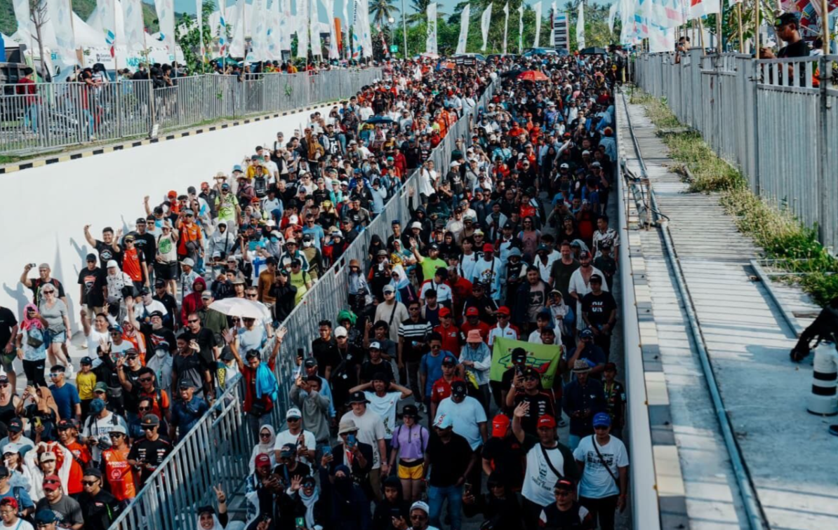 Penonton MotoGP Mandalika