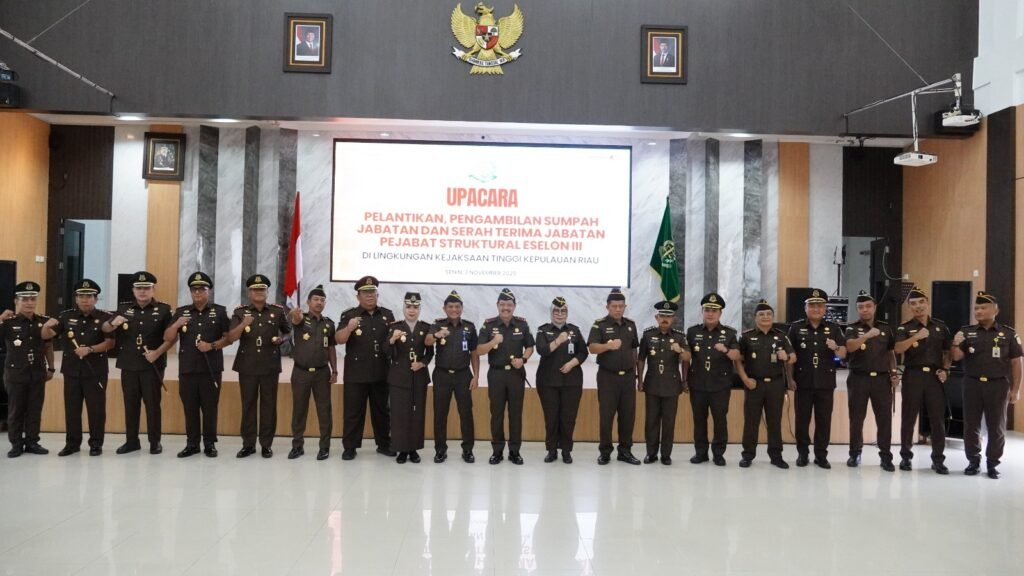 pelantikan pejabat kejati Kepulauan Riau