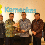 Rombongan Pemerintah Kota Denpasar saat melakukan audiensi di Kementerian Kesehatan RI terkait penguatan intervensi penanganan stunting.