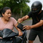 Ilustrasi penjambretan