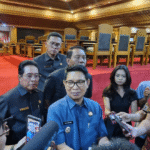 Bupati I Wayan Adi Arnawa usai rapat dengan DPRD Badung