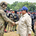 residen Republik Indonesia Prabowo Subianto dan Raja Kerajaan Yordania Hasyimiah