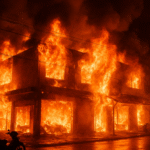 Ilustrasi kebakaran