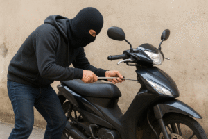Ilustrasi pencurian motor