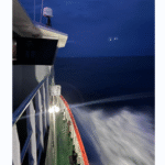 KN SAR Bharata di kerahkan untuk melakukan pencarian anak buah kapal KM. Maluku Prima Makmur 03 di perairan laut Banda.