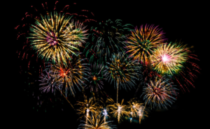 Ilustrasi kembang api