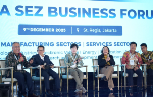 Indonesia SEZ Business Forum 2025 yang digelar di St. Regis, Jakarta, Selasa (9/12/2025