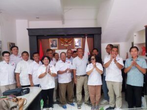 Rapat terpadu pengurus Laskar Prabowo 08 di Denpasar, Jumat (23/1/2026)