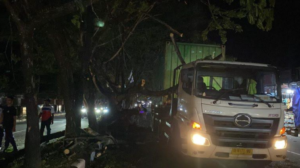 Lokasi kejadian di depan Kampus Universitas Pattimura Ambon.