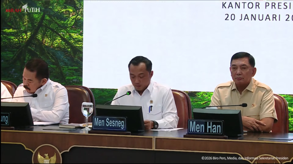 Menteri Sekretaris Negara Prasetyo Hadi