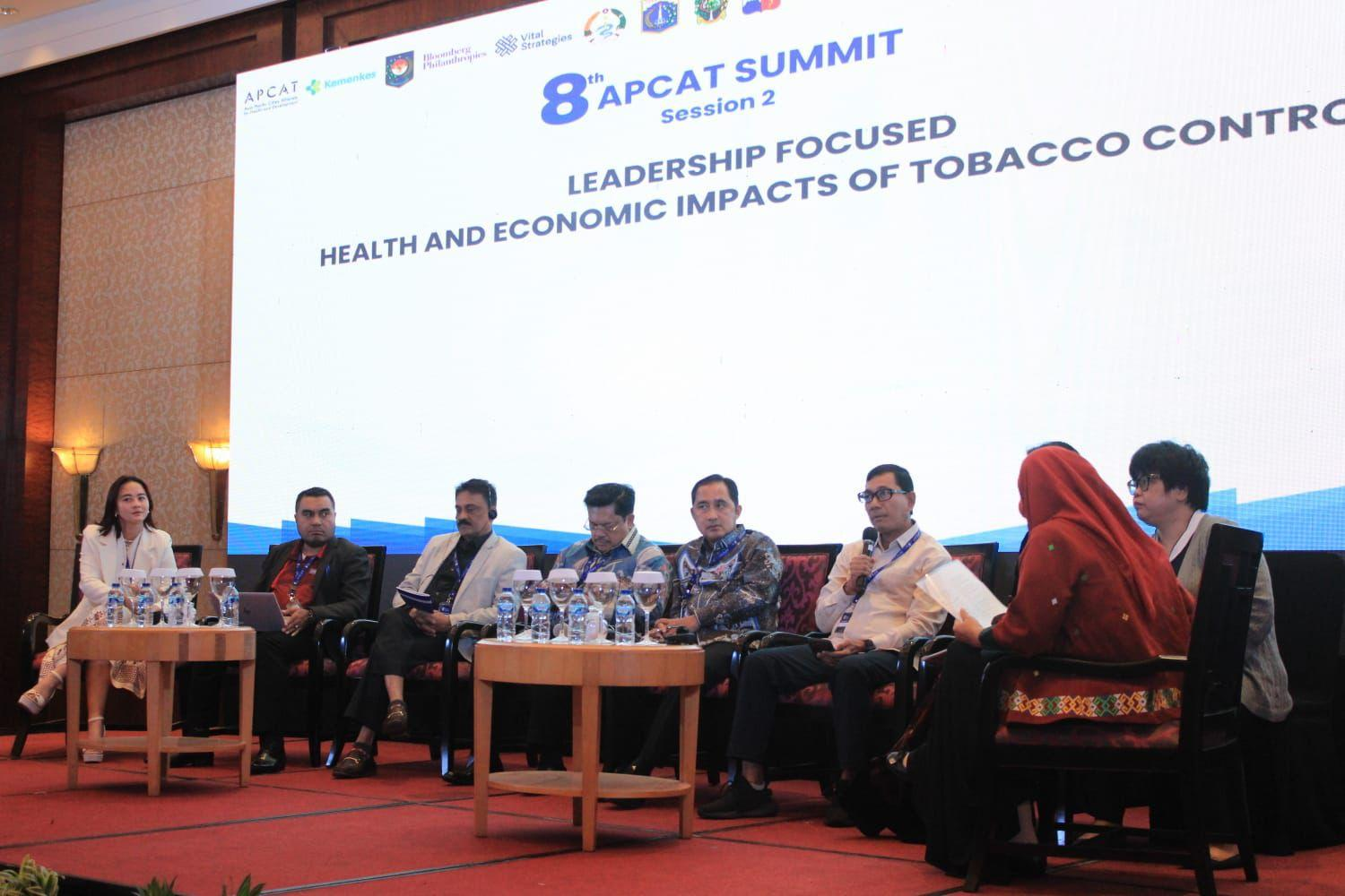 Asia Pacific Cities Alliance for Health and Development (APCAT) Summit ke-8 yang digelar di Jakarta, Senin (26/1).