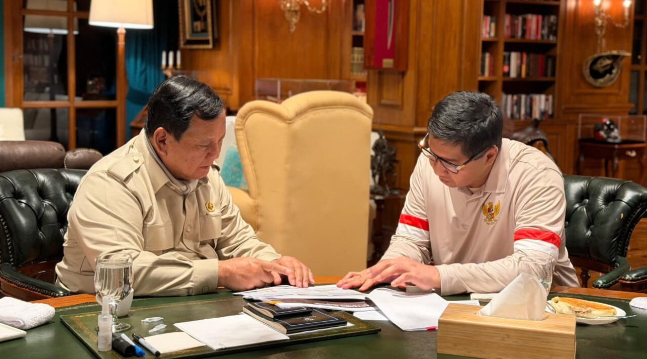 Presiden Prabowo Subianto memanggil Menteri Perumahan dan Kawasan Permukiman (PKP) Maruarar Sirait, ke kediaman pribadinya di Hambalang, pada Kamis sore, 29 Januari 2026. Foto: BPMI Setpres/Istimewa