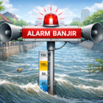 Ilustrasi alarm banjir