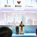 Presiden Prabowo Subianto meresmikan infrastruktur energi terintegrasi Pertamina Refinery Development Master Plan (RDMP) Balikpapan dalam acara yang digelar di Kantor Besar PT Pertamina (Persero) Refinery Unit V, Kota Balikpapan, Provinsi Kalimantan Timur, pada Senin, 12 Januari 2026.