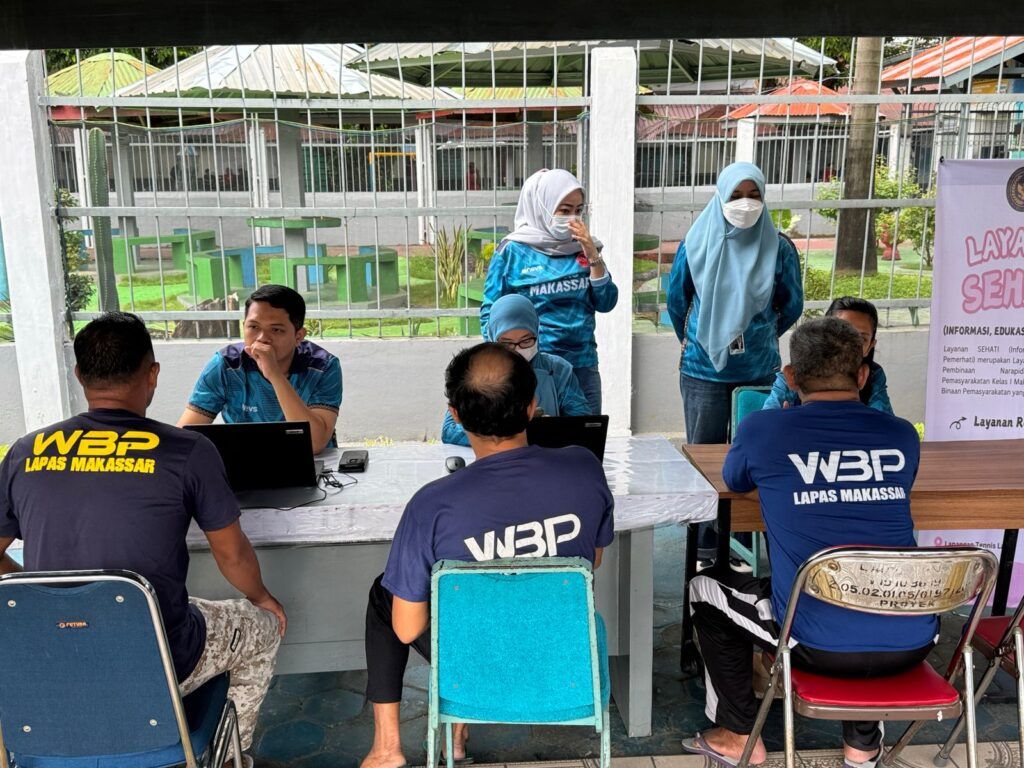 Ilustrasi pelayanan kesehatan bagi Warga Binaan.