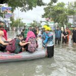 Banjir di Jalan Dewi Sri, Kuta Badung