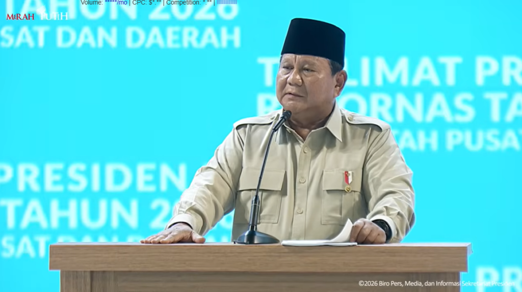 Presiden RI Prabowo