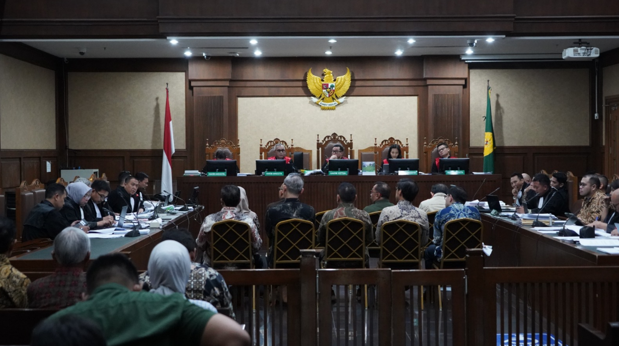 Sidang dugaan korupsi pengadaan Chromebook program digitalisasi pendidikan digelar di Pengadilan Tipikor Jakarta Pusat, Selasa (10/2/2026).