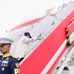 Presiden Prabowo Subianto beretolak ke AS. (Foto; Sekretariat Presiden)