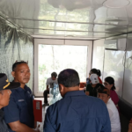 Petugas Satpol PP Badung bersama instansi terkait melakukan pengecekan langsung ke lokasi proyek condotel di kawasan Pantai Cemagi, Kecamatan Mengwi, Kamis (19/2).