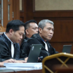 Tim Jaksa Penuntut Umum (JPU) memberikan tanggapan atas pembelaan atau pledoi yang disampaikan oleh tiga terdakwa dalam perkara korupsi penyimpangan tata kelola minyak mentah dan produk BBM pada PT Pertamina dan anak usahanya.