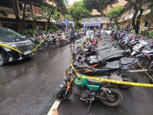 Barang bukti kendaraan curian