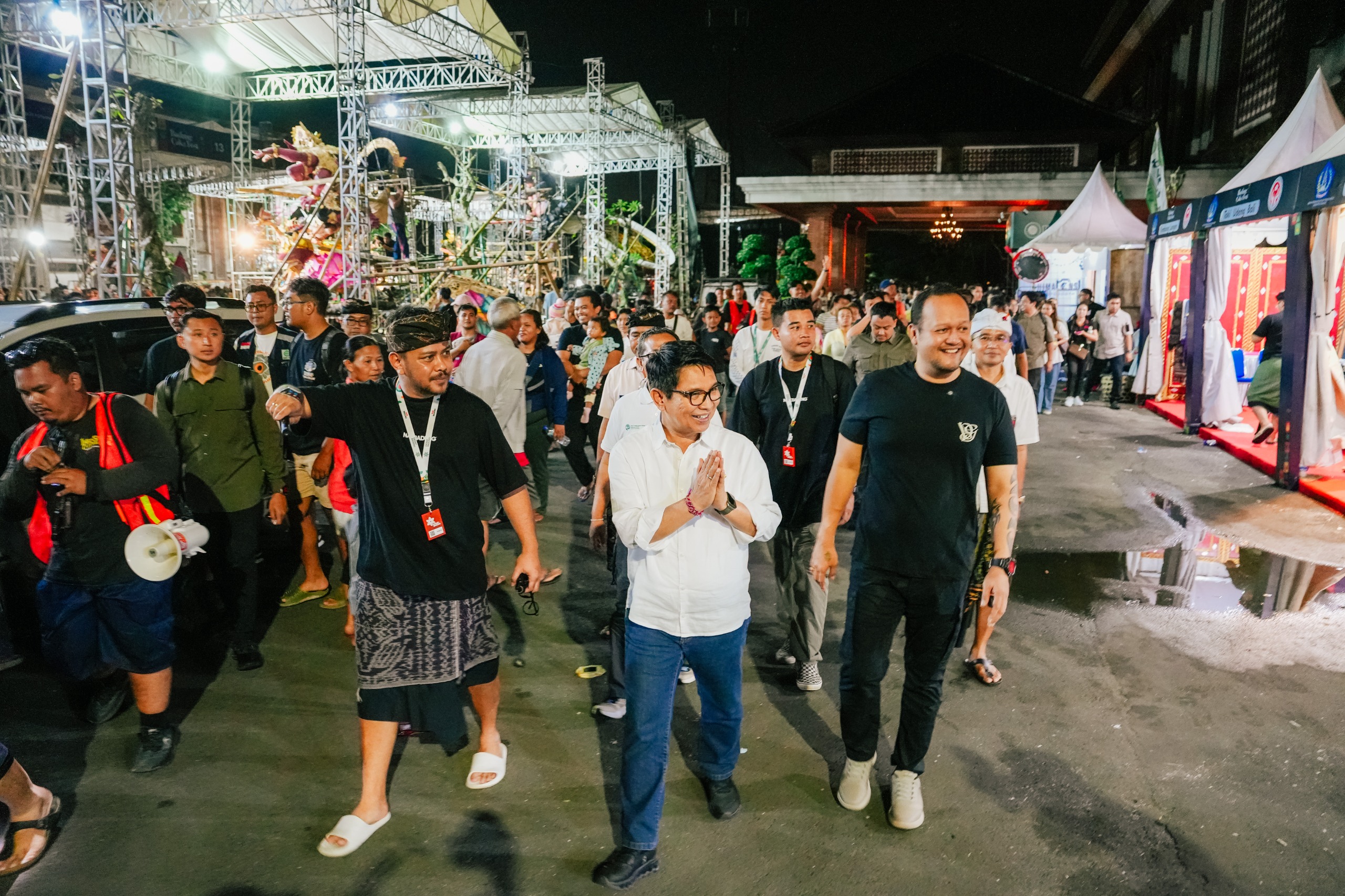 Bupati Wayan Adi Arnawa saat hadir di Badung Caka Fest Tahun 2026, Puspem Badung.