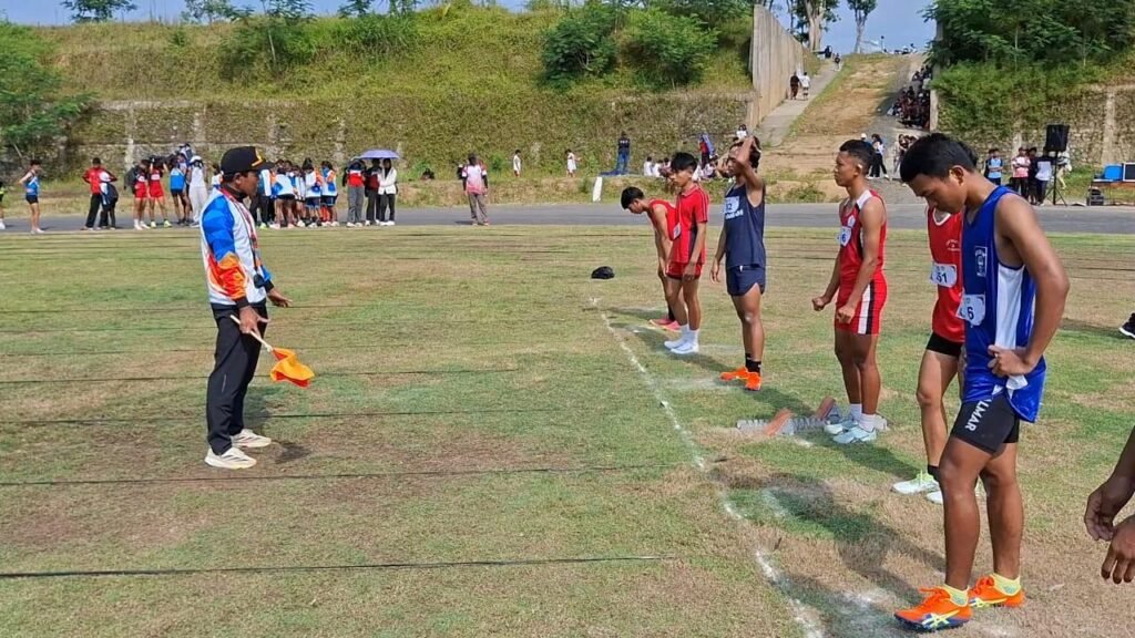 Pembukaan Pekan Olahraga Pelajar (PORJAR) Bangli di GOR Sport Centre.
