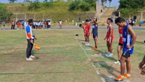 Pembukaan Pekan Olahraga Pelajar (PORJAR) Bangli di GOR Sport Centre.