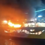 KMP Portlink VII Terbakar Saat Muat Kendaraan di Pelabuhan Ketapang, Diduga Akibat Korsleting