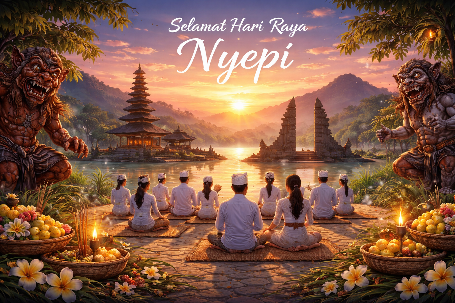 Ilustrasi Hari Raya Nyepi