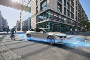 Bosch Visual AI Kleinwagen Innenstadt Asiatisch