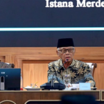 Ketua Umum Majelis Ulama Indonesia (MUI) K.H. Anwar Iskandar menyampaikan pandangannya pada kegiatan Silaturahmi Presiden dengan Para Kiai dan Tokoh Organisasi Kemasyarakatan Islam di Istana Kepresidenan Jakarta, pada Kamis, 5 Maret 2026.