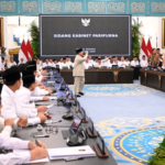 Presiden Prabowo Subianto memimpin Sidang Kabinet Paripurna yang digelar di Istana Negara, Jakarta, pada Jumat, 13 Maret 2026.