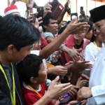 Presiden Prabowo Subianto menggelar acara gelar griya (open house) dalam rangka Hari Raya Idulfitri 1447 Hijriah di kompleks Istana Kepresidenan, Jakarta, pada Sabtu, 21 Maret 2026.