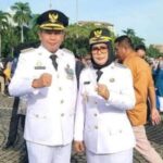 Walikota dan Wakil Walikota Ambon, Drs. Bodewin M Wattimena, M.Si dan Ely Toisuta, S.Sos.