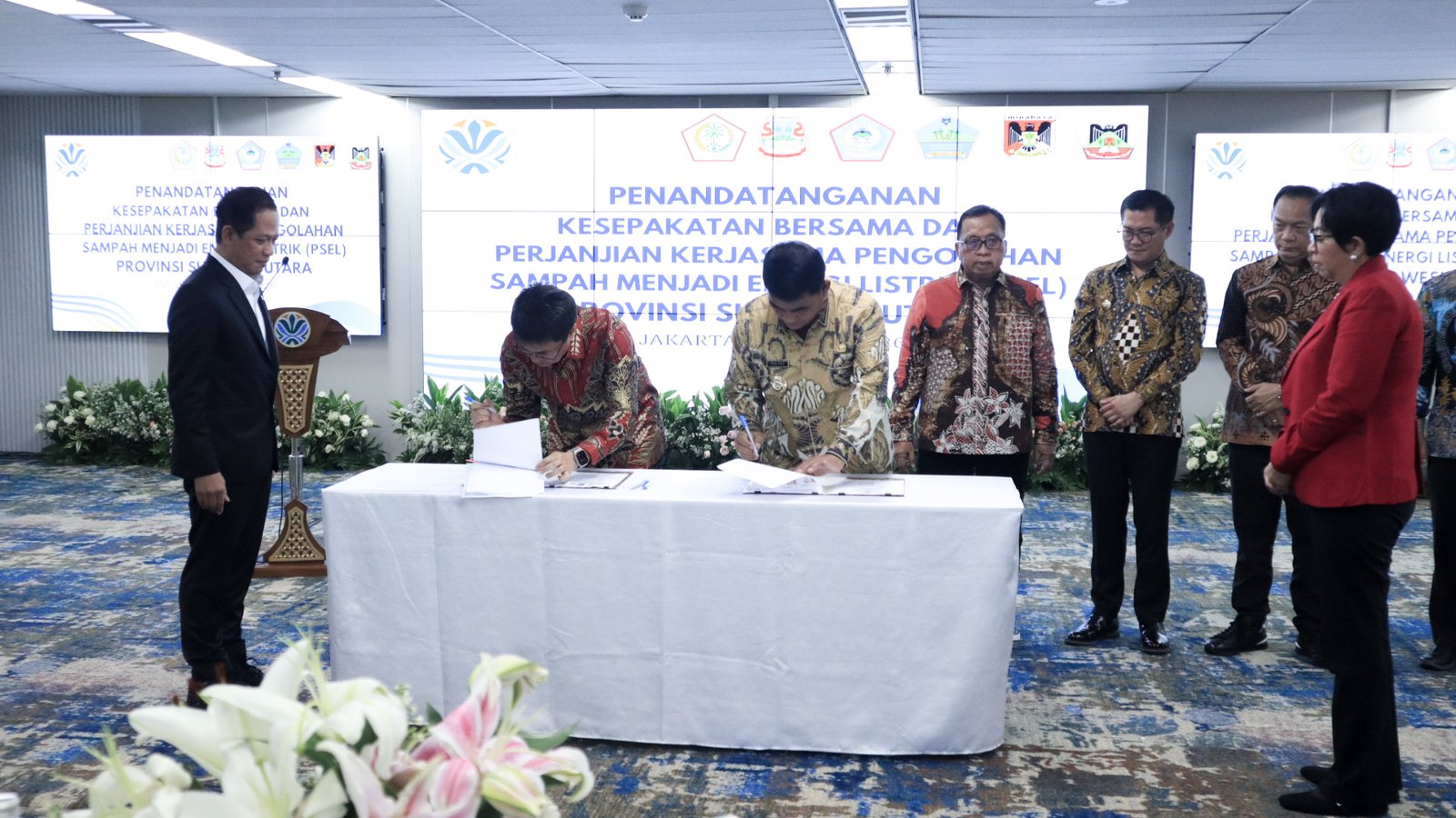 penandatanganan kesepakatan bersama penyelenggaraan PSEL di wilayah Sulawesi Utara