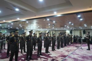 ST Burhanuddin melantik dan mengambil sumpah jabatan sejumlah Kepala Kejaksaan Tinggi (Kajati) serta pejabat eselon II di lingkungan Kejaksaan Agung, Rabu (29/4/2026).