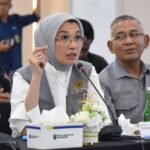 Anggota Komisi IX DPR RI, Arzeti Bilbina, saat melakukan Kunjungan Kerja Spesifik (Kunspek) ke Kota Palembang, Sumatera Selatan, Jumat (17/4/2026).