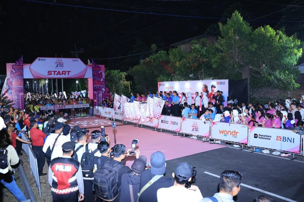 Wondr Kemala Run 2026 di Kabupaten Gianyar, Bali, pada Minggu (19/04).