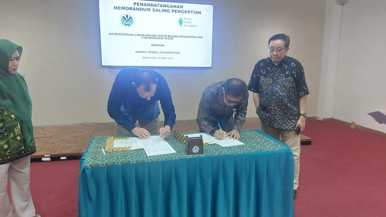 Perkuat Target NDC, KLH/BPLH Jalin Kerja Sama dengan Hanns Seidel Foundation