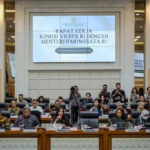 Menteri Pariwisata Widiyanti Putri Wardhana menyampaikan rencana kerja Kementerian Pariwisata tahun 2026 dalam Rapat Kerja bersama Komisi VII DPR RI, Rabu (1/4/2026).