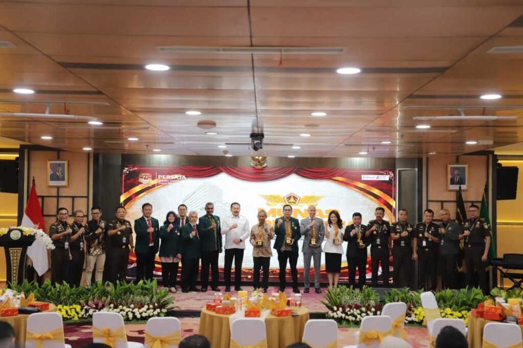 Persatuan Jaksa Indonesia menggelar Musyawarah Nasional (Munas) Tahun 2026 di Gedung Utama Kejaksaan Agung, Rabu (15/4/2026).