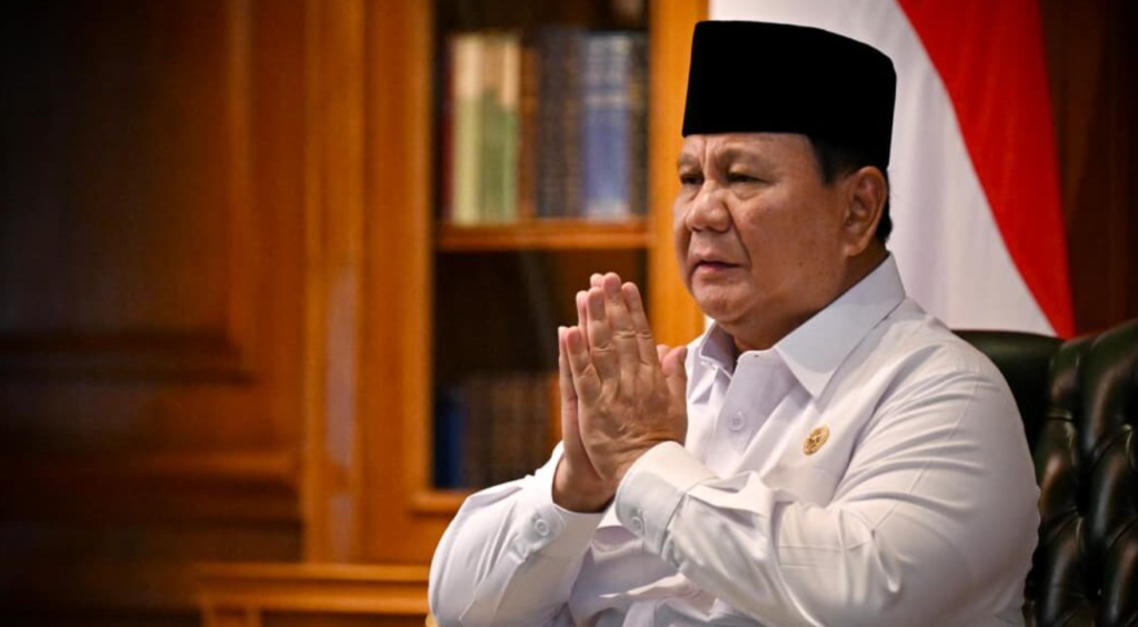Presiden Prabowo Subianto menyampaikan ucapan selamat merayakan Dharma Santi Tahun 2026 kepada seluruh umat Hindu di Indonesia.