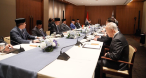 Presiden Prabowo Subianto dan delegasi mengadakan pertemuan dengan sejumlah CEO perusahaan di Seoul, Republik Korea, pada Rabu, 1 April 2026.