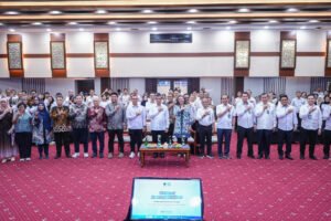 Webinar Ketenagakerjaan memperingati Hari K3 Internasional di Kantor Kemnaker, Jakarta, Selasa (28/4/2026)