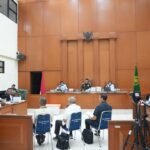 Sidang lanjutan perkara dugaan tindak pidana korupsi proyek pengadaan user terminal satelit slot orbit 123° BT di Kementerian Pertahanan, digelar di Pengadilan Militer Tinggi II Jakarta, Selasa (5/5/2026).