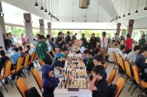 Turnamen Bali Rapid Open 2026 yang digelar di Krisna Oleh-Oleh, Blangsinga, Gianyar, Minggu (10/5/2026)